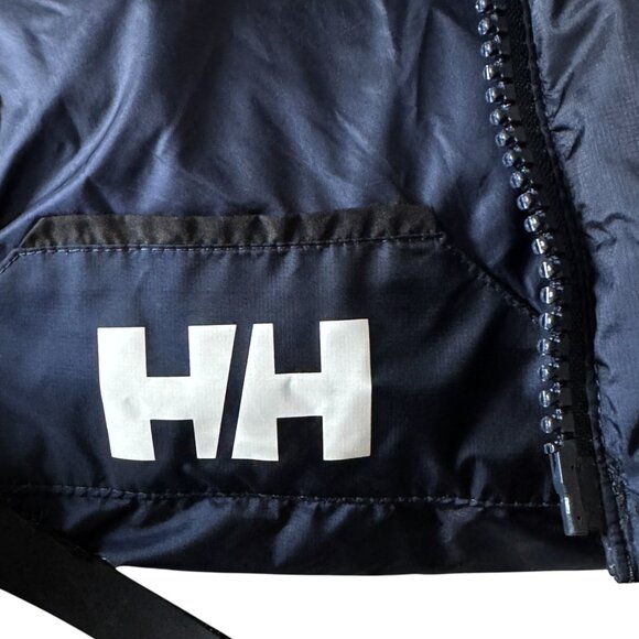 NEW HELLLY HANSON ACTIVE NAVY WINTER PARKA INSULATED ICONIC PUFFER PREMIUM LARGE - Picture 11 of 12
